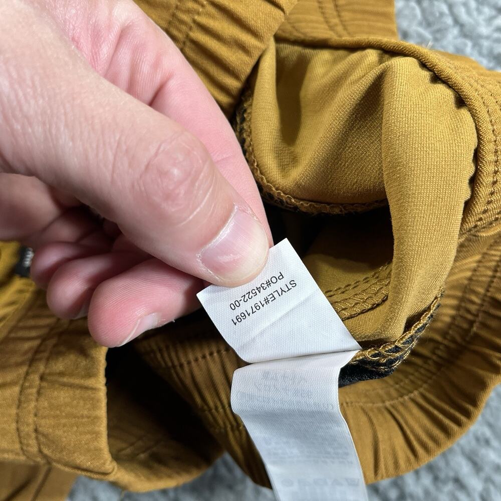 prAna Halle E-Waist Jogger II Womens 4 Mustard Bronze Hiking Travel Pants NWT - Picture 4 of 11